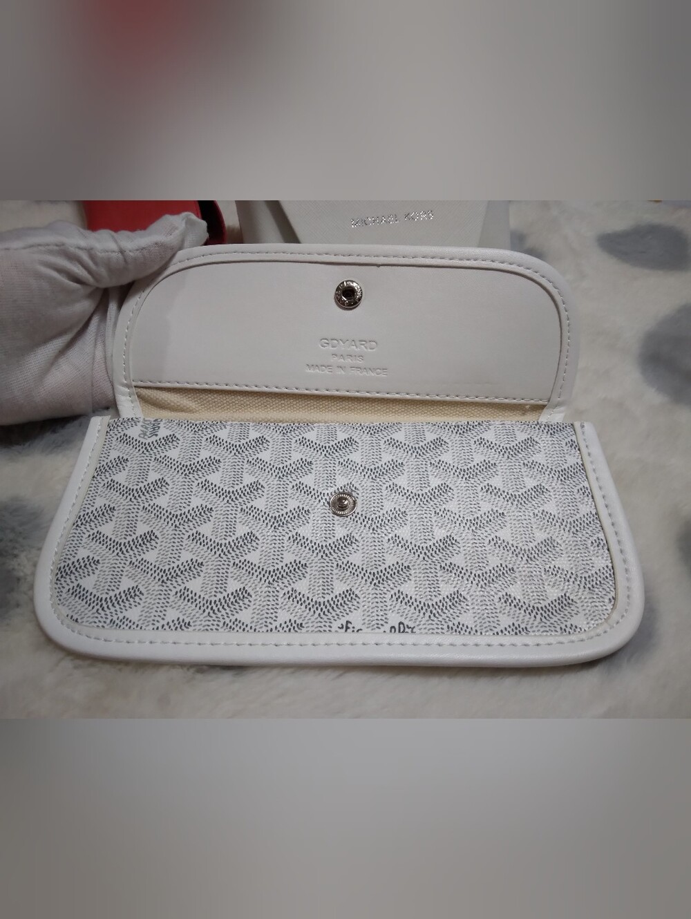 Goyard White Patterned Women's Wallet - Picture 5 of 16